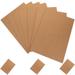 Kids Wrapping Paper Kraft Brown Card Stock Origami for Boxes A4 Cardstock Sketch Child Student 10 Sheets