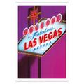 Welcome to Fabulous Las Vegas Nevada Sign - Vintage Travel Poster by Betty Willis c.1990s - Fine Art Matte Paper Print (Unframed) 30x44in