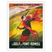 Font-Romeu Golf (le Golf de Font-Romeu) - France - Chemins de Fer du Midi Railways - Vintage Railroad Travel Poster by Leonetto Cappiello c.1929 - Fine Art Matte Paper Print (Unframed) 20x26in