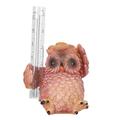 Outdoor Christmas Decorations Dining Table Owl Rain Meter Rainfall Measurement Bird Sculpture Mini Resin Figurines Animal Figure Statuette
