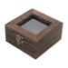 Terrarium Container Glass Jewelry Display Case Insect Specimen Box Terrariums for Plants Containers Entomology Kit Storage Wooden