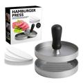 Round Bacon Press Heavy Duty Grill Press Bacon Maker Non-Stick Burger Press