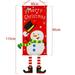 AZZAKVG Outdoor Hanging Decoration For Christmas Banners Christmas Curtain Decoration Door Hanging Painting Hanging Flag