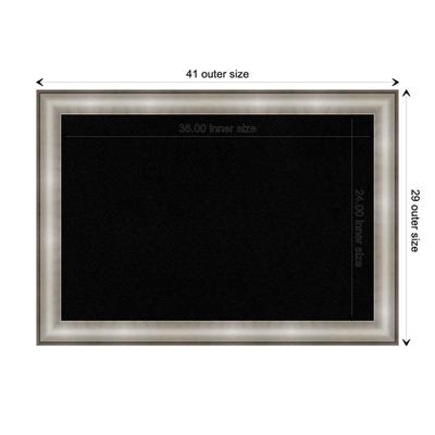 Imperial Framed Black Corkboard Bulletin Board