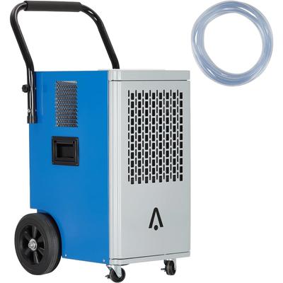 140 Pints Commercial Dehumidifiers Industrial Dehumidifier for Home Basement Garages Job ,16.4 Ft Drain Hose - 7'10" x 10'10"