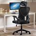 Ergonomic Office Chair, Mesh Task Chair with Flip-Up Armrest, Mesh Adjustable High Back Office Chair, Computer Desk Chair