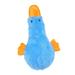 Toysmith Pet Dog Squeak Toy Puppy Chew Toys Duck Shaped Pet Training Interactive Toy Plush Toy for Small Medium Large Dogs Cats Kitten blue