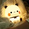 15cm Bubu e Dudu Night Light Lamp Kawaii Yier Led Nightlight Panda Bear Lamp comodino camera da