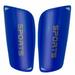 1 Pair Football Plastic Shin Pads Outdoor Football Sports Protective Gear (Blue)