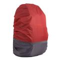 Outdoor Travel Backpack Rain Cover Foldable With Safety Reflective Strip 10-70L (gray red L)