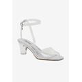 Wide Width Women's Ransel Sandal by J. Renee in Clear Silver (Size 7 W)