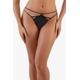 Ramona Black Mesh Thong