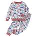 ASFGIMUJ Toddler Boys Two Pieces Outfits Long Sleeve Animal Dinosaur Prints Tops And Pants Child Kids 2Pcs Clothing Set Outfits Kids Fall Winter Clothes Hot Pink 3 Years-4 Years