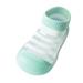 Kids Toddler Boys Girls Summer Striped Breathable Soft Sole Rubber Shoes Socks Slipper Baby Grippers Baby Christmas Stocking Boy Little Kid Socks Girls 5 Toddler Girl Clothes Girls Socks Single Pair