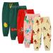 Esaierr Toddler Boys Autumn Winter Casual Sweatpants Cartoon Embroidery Jogger Bottom Trousers Casual Jogging Trousers Pants for 2-7 Years Old