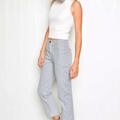 Brandy Melville Pants & Jumpsuits | Brandy Melville Tilden Pants In White And Blue Striped Pants | Color: Blue/White | Size: Xs