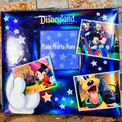 Disney Accessories | Disneyland Resort & California Advanture Pre-Made Photo Scrap Book New Puffy Alb | Color: Blue | Size: 9-1/2" High