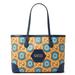 Gucci Bags | Gucci Gg Psychedelic Centennial 100 Canvas Shopping Tote Bag | Color: Blue/Orange | Size: Os