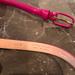 J. Crew Accessories | Hot Pink Patent Leather J.Crew Skinny Belt | Color: Pink/Red | Size: S