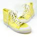 Adidas Shoes | Adidas Shoes Womens 10 Yellow Honey 3 Streifen The Brand Mid High Top Sneakers | Color: White/Yellow | Size: 10