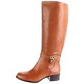 Michael Kors Shoes | Michael Michael Kors Hamilton Leather Tall Riding Boot Heel Shoe Luggage 5.5 New | Color: Brown | Size: 5.5