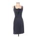 Athleta Casual Dress - Sheath: Gray Solid Dresses - Women's Size 2X-Small