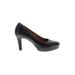 Clarks Heels: Pumps Stilleto Classic Black Print Shoes - Women's Size 10 - Round Toe