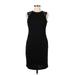 H&M Casual Dress - Sheath: Black Solid Dresses - Women's Size Medium