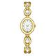 ADSBIAOYE Elegant Pearl Women's Dress Watch Fashion Oval dial Watch Gift Women's Watch Waterproof Watch, Gold, Fashion