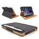 MOFRED® Black & Tan Apple iPad Air 2 (Launched 2014) Executive Leather Case-Voted by "The Daily Telegraph" as #1 iPad Case! (For iPad Models A1566,A1567)