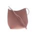 Samara Crossbody Bag: Pebbled Pink Print Bags