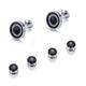 Men's Cufflinks Set Cufflinks Men's Shirt Business Buttons Tuxedo Placket Stud Cufflink Set for Business