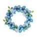 Transpac Foam 16.5 in. Easter Baby Egg Wreath in Blue | 16.5 H x 16.5 W x 4 D in | Wayfair TG00173