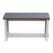 Winston Porter Nejko Outdoor Seat in Gray | 20 H x 36 W x 12 D in | Wayfair BD642E69528748DFA20C293A4B2D316E