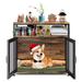 Tucker Murphy Pet™ en Large Dog Crate Furniture, Heavy Duty Dog Cages, Super Sturdy Dog Kennel w/ Storage&Anti-Chew in Brown | Wayfair