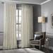 Mercer41 Tondrea Lush Crush Velvet Curtains, Room Darkening Curtain for Bedroom & Living Room (1 Panel) Velvet in White | 84 H x 50 W in | Wayfair