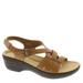 Clarks Merliah Bonita - Womens 6.5 Tan Sandal Medium