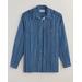 Blair Men's John Blair® Long-Sleeve Linen-Look Pilot Shirt - Blue - M