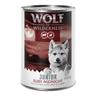 Wolf of Wilderness Junior ""Red Meat"" Ruby Midnight 6 x 400 g umido per cane - 6 x 400 g