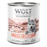 Wolf of Wilderness Junior 6 x 800 g umido per cane - Stony Creek - Pollame con manzo