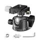 NEEWER Low Profile Kugelkopf für Kamerastativ,36mm Metall Panorama Stativkopf mit Niedrigem Schwerpunkt Kompatibel mit Arca 1/4”Schnellwechselplatte für Stativ Slider DSLR Camcorder Trgkr: 15kg, GM36