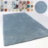 Hochflor-Teppich ESPRIT "Relaxx ESP-4150", blau (blau, grau), H:25mm Ø:200cm, Kunstfaser, Teppiche, Wohnzimmer, sehr große Farbauswahl, weicher dichter Hochflor