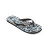 Sandale QUIKSILVER "Molokai Recycled", Gr. 13(46), blau (schwarz, blau, blau), Obermaterial: Synthetikmaterial / Außensohle: Moosgummi, Schuhe