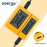 Zoerax 2-in-1-Kabeltester digitaler HDMI-Kabel tester rj45-Netzwerkkabeltester Ethernet-Tester
