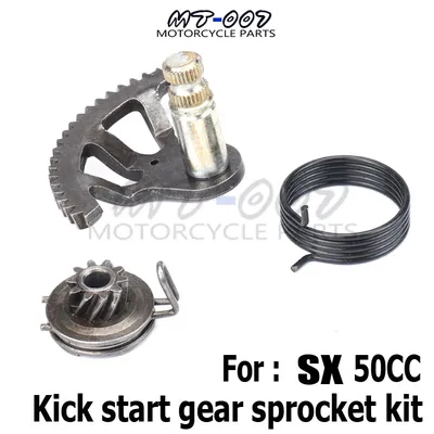 Kick Starter Kick Start Getriebe Kettenrad Frühjahr Kit Für Sx50 65 Sx 50CC 65CC Motor Teile Mini