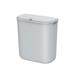 2.4-Gallon Hanging Trash Can with Lid - 10.2”L x 5.9”W x 11”H