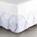 14" Drop Dust Ruffle Pinch Pleat Bed Skirt in Queen Size