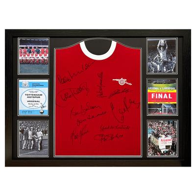 Arsenal 1971 Double Winners Trikot, signiert von 10 Image