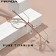 Firada Mode ultraleichte Brillen Retro bequeme Titan Brillen optische Brille Rahmen für Männer