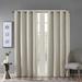 Printed Heathered Blackout Grommet Top Curtain Panel